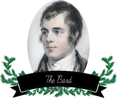 Portrait of Robert Burns, the Bard of Scotland 